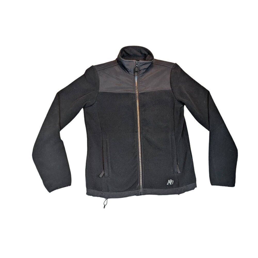 Aeropostale black full zip fleece jacket small